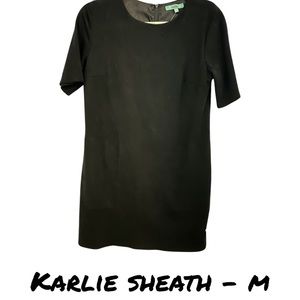 Karlie black sheath dress - crew neck with‎ pockets - Lord & Taylor - Super Cute